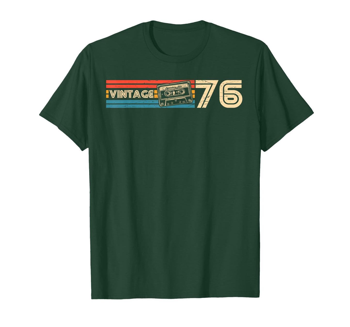 50th Birthday Retro Vintage 1976 Men Women T-Shirt