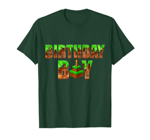 Birthday Boy Shirt Happy Birthday Video Game Pixel Kids Son T-Shirt