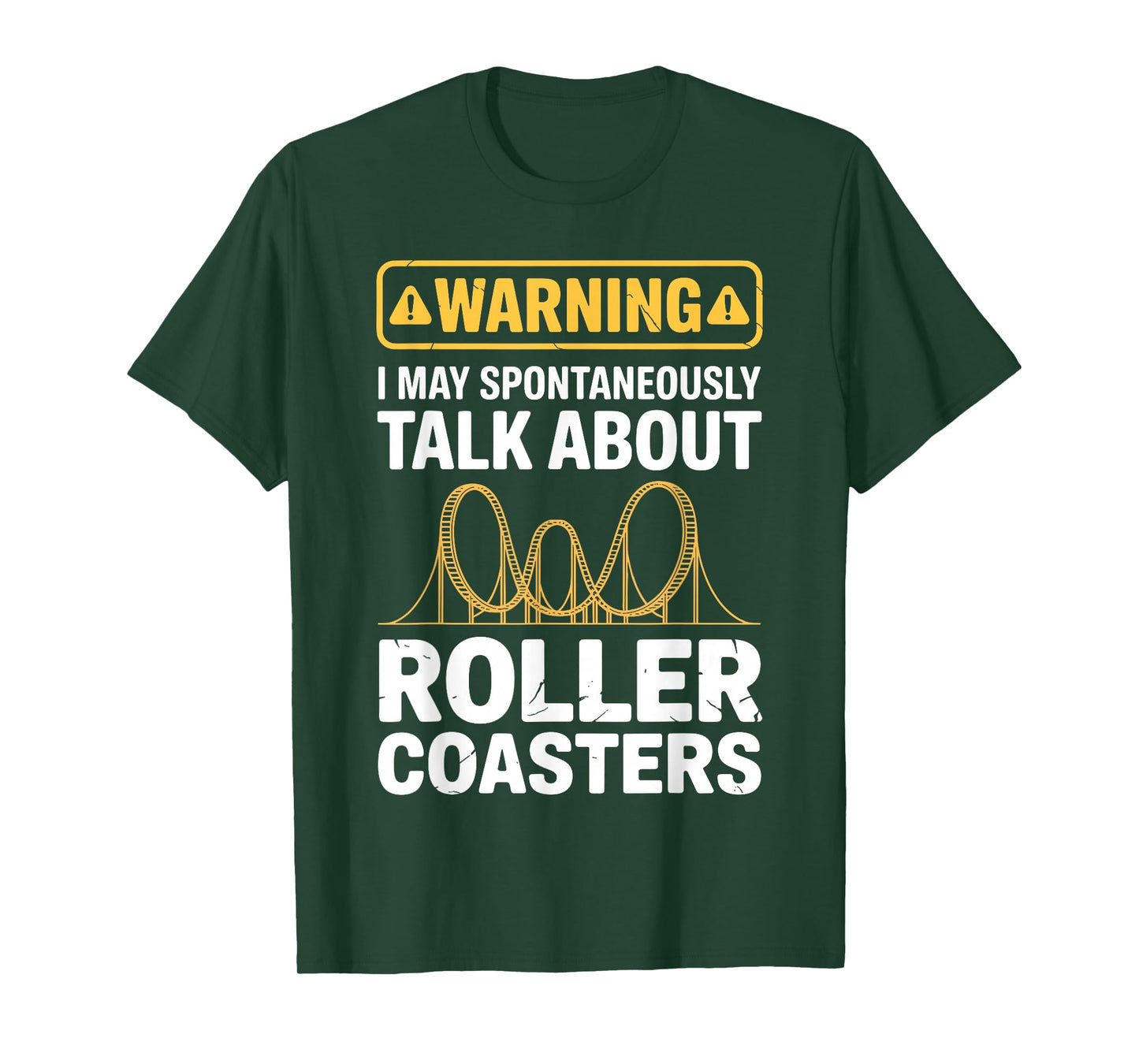 Roller Coaster Art for Men Women Roller Coaster Enthusiast T-Shirt