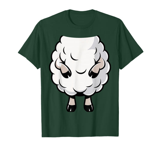 Sheep Shirt Adult Kids Men Women Lamb Sheep Costume T-Shirt