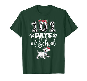 Happy 101 Days School Cute Dog 100 Days Smarter Student Kids T-Shirt