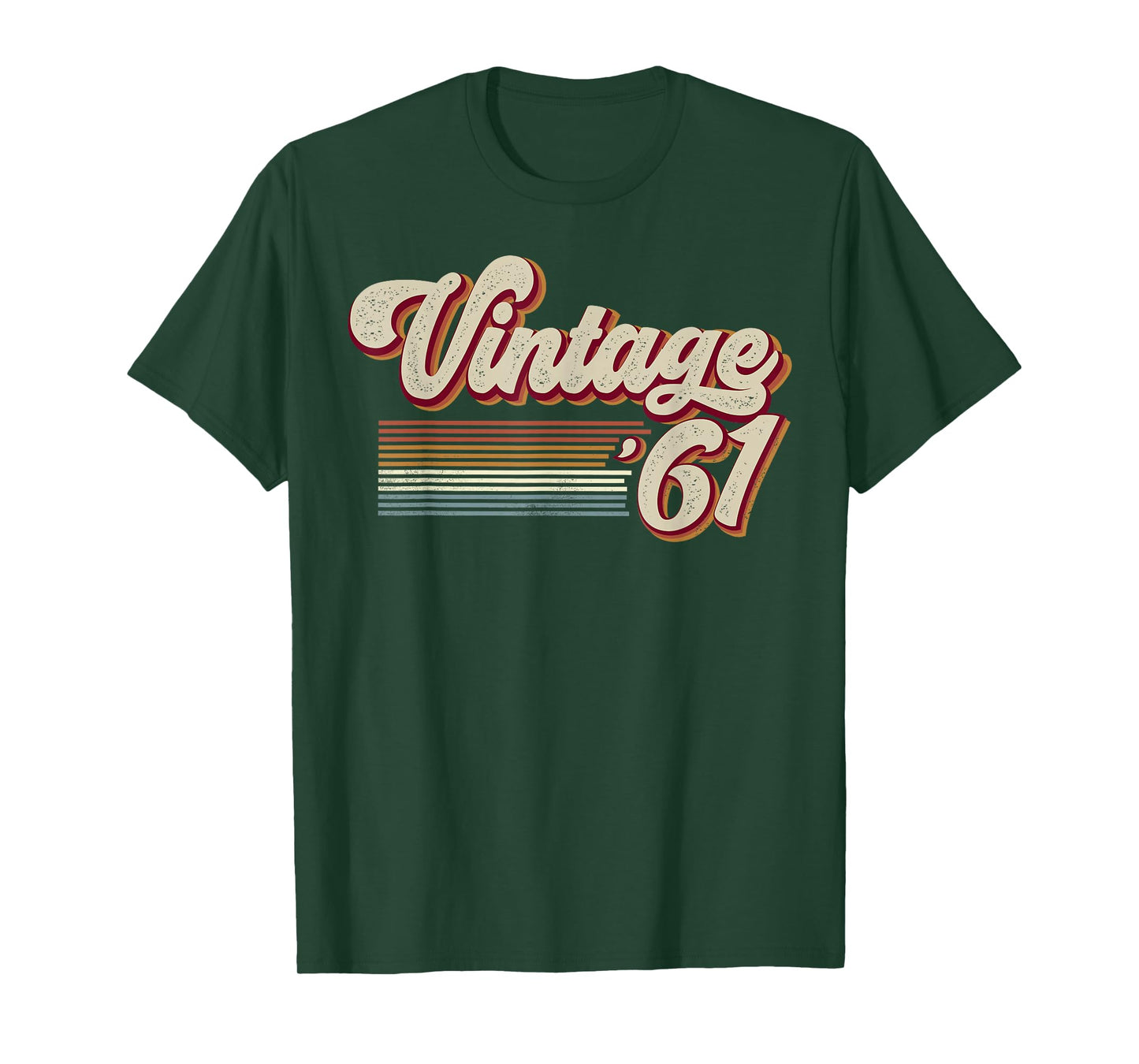 Vintage 1961 Retro Sunset Classic 65-Year-Old 65th Birthday T-Shirt