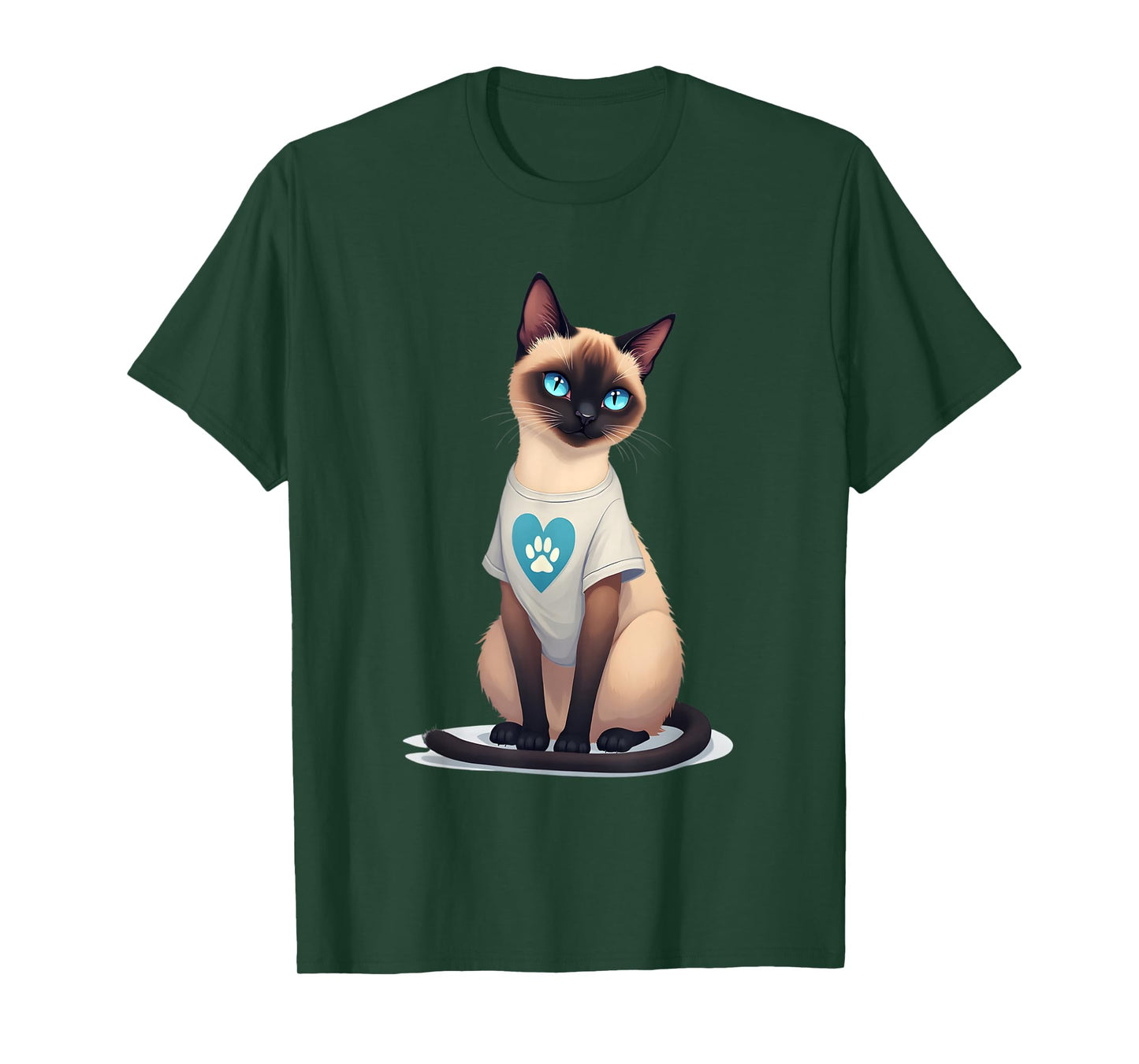 Cute Siamese Cat for A Meezer Owner T-Shirt