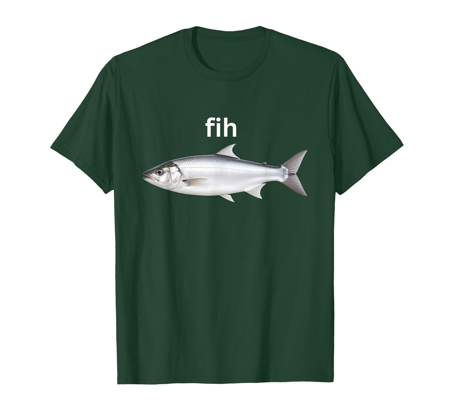Fih Meme Funny Misspelled Fish Meme Misspelling Brainrot T-Shirt