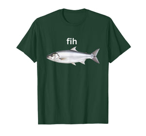 Fih Meme Funny Misspelled Fish Meme Misspelling Brainrot T-Shirt