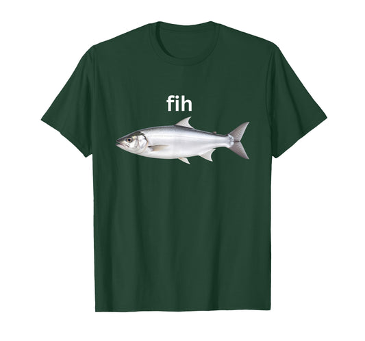 Fih Meme Funny Misspelled Fish Meme Misspelling Brainrot T-Shirt