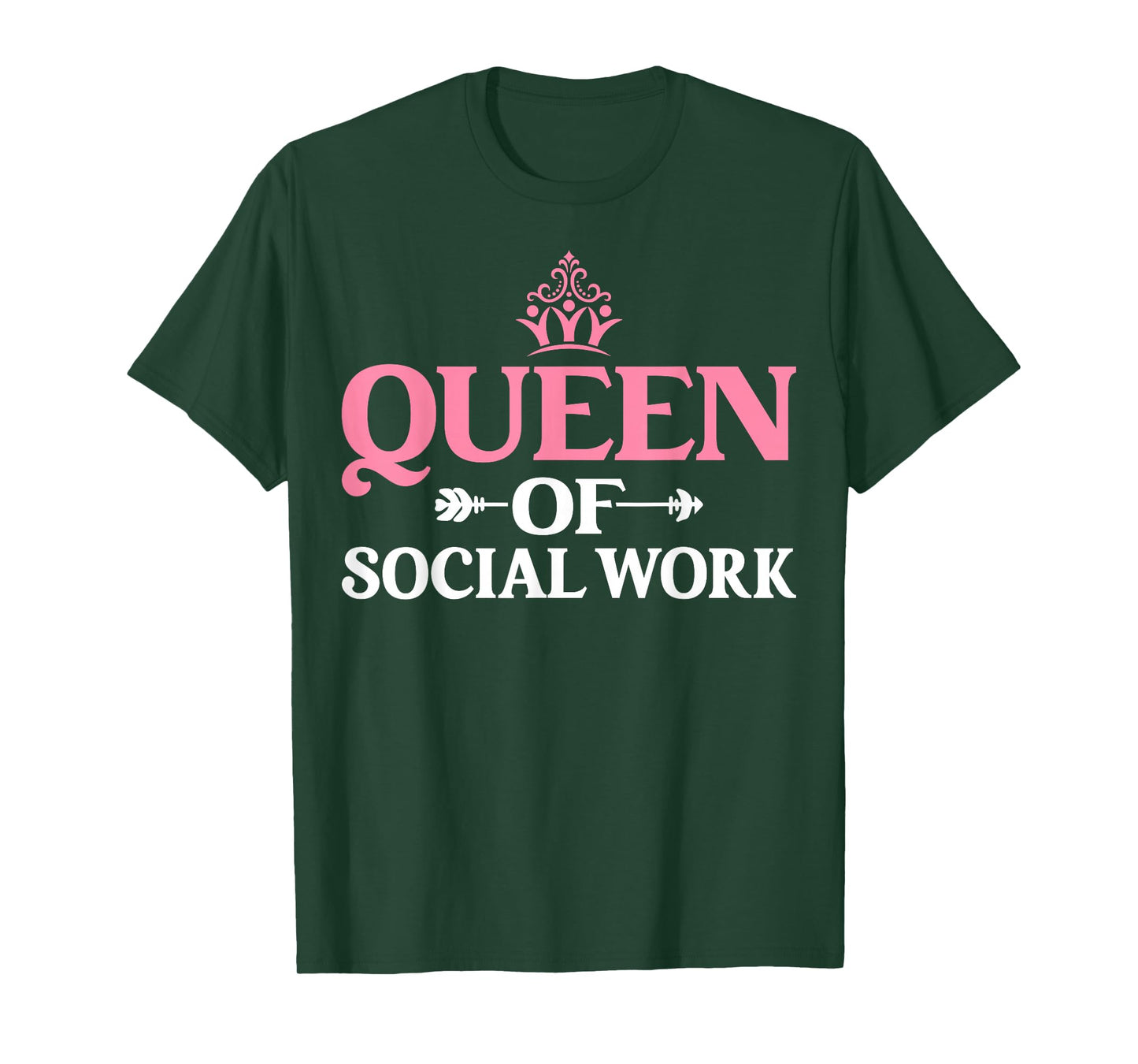 Queen of Social Work Crown Social Worker Women T-Shirt