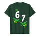 Six Seven 67 St Patricks Day 6 7 Shamrock Boys Kids 6-7 Meme T-Shirt