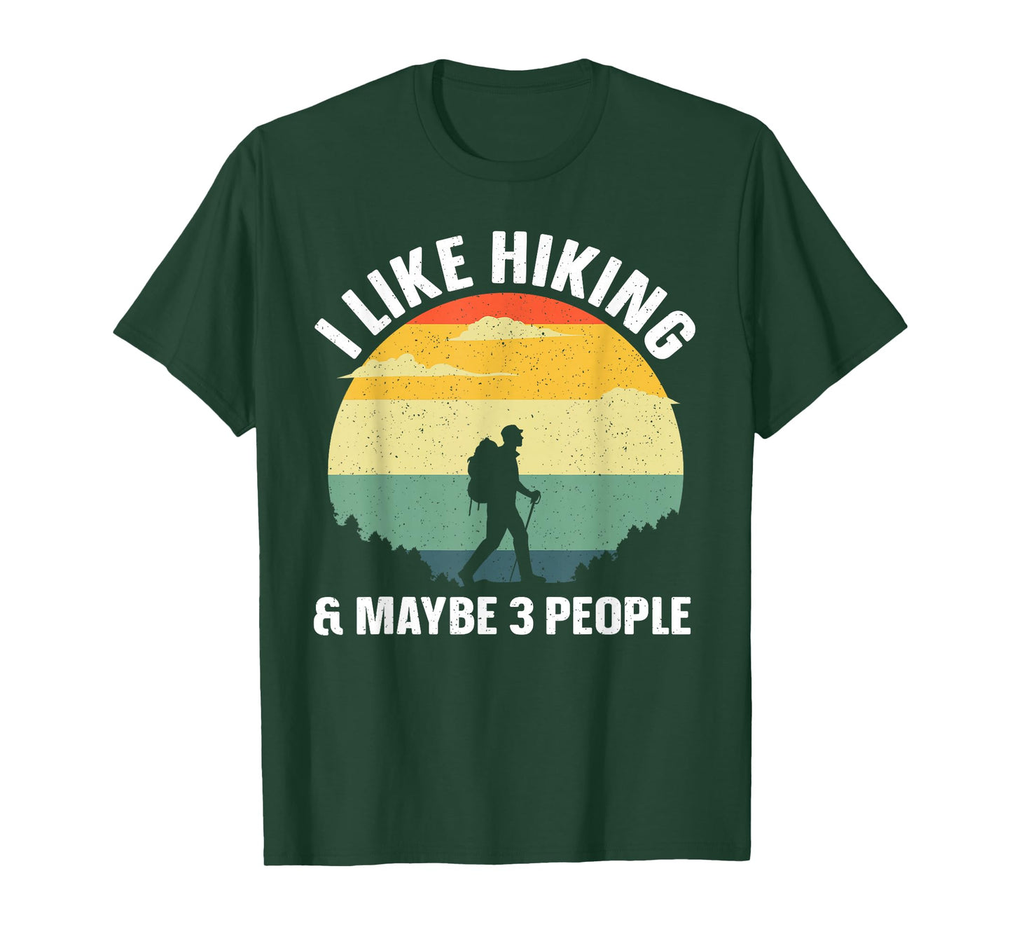 Best Hiking Graphic for Men Women Outdoorsy Hiker Hiking T-Shirt