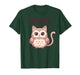 Funny Cat Meme Shirt Women Kids, Cute Owl Cat Meowl T-Shirt