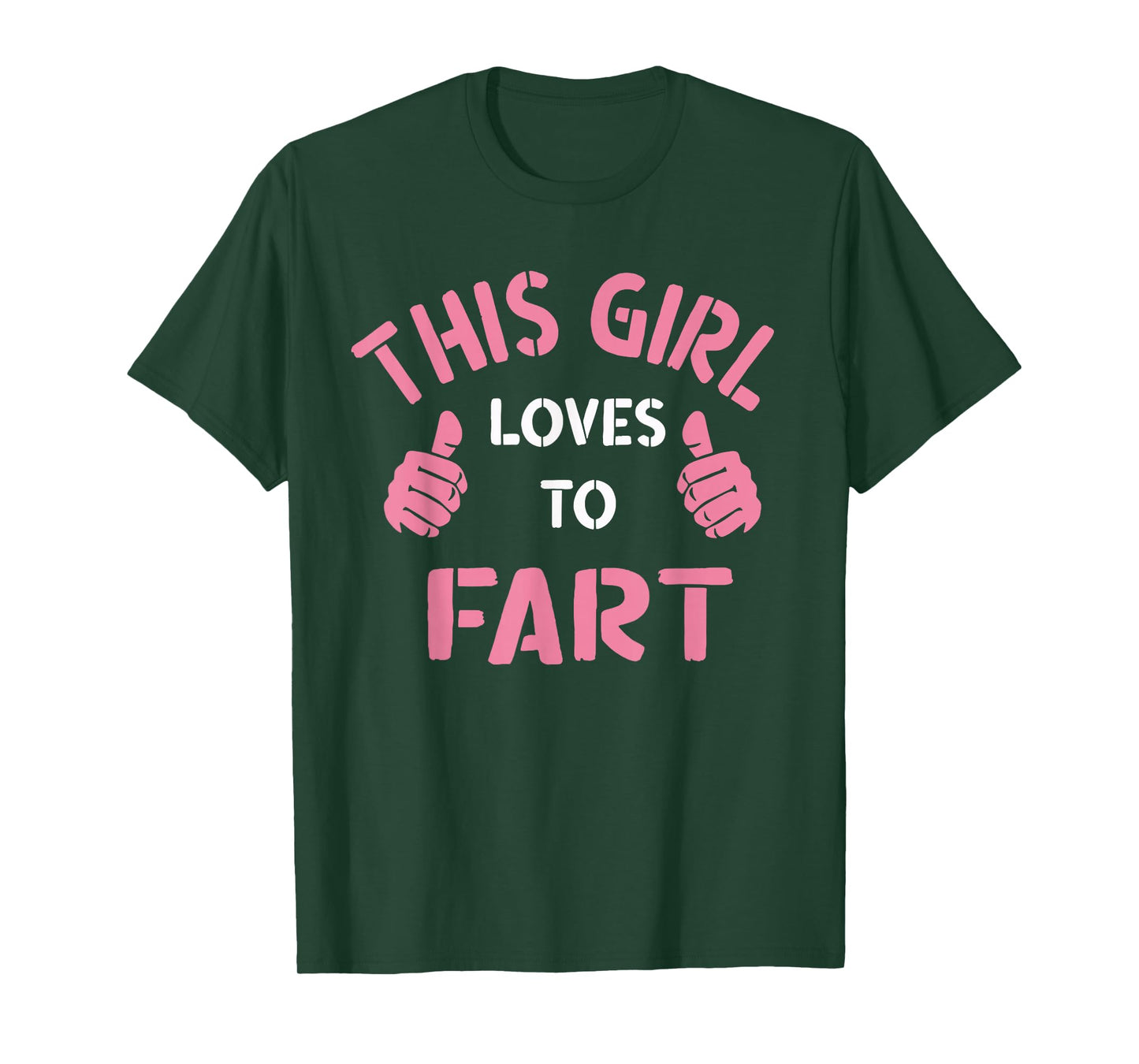Vintage Funny Sarcastic Saying This Girl Loves to Fart T-Shirt