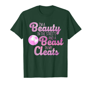 Funny Soccer Art for Women Girls Soccer Player Soccer Lover T-Shirt
