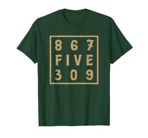 867-Five-309 80S Retro Vintage Men, Women 8675-309 Jenny T-Shirt