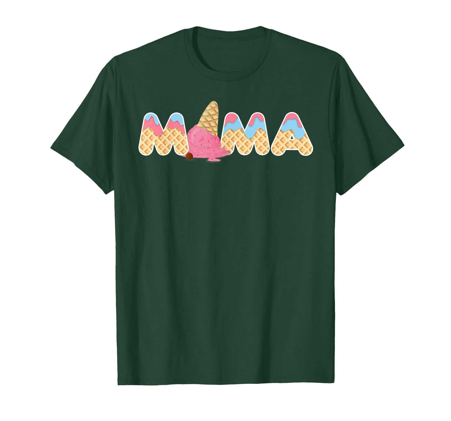 Ice Cream Mama 1st Birthday Matching Family T-Shirt