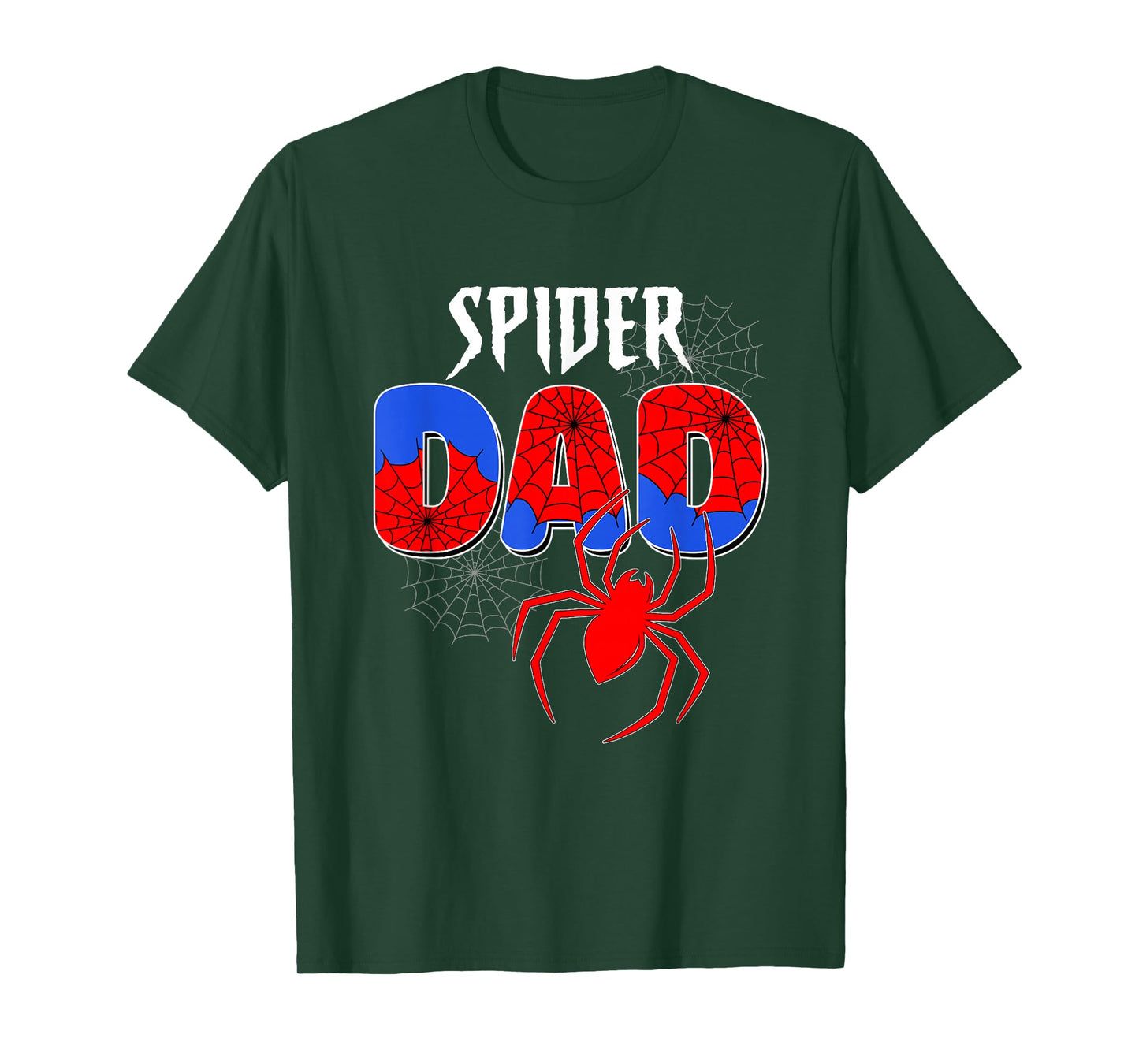 Funny Spiders Dad Matching Family Birthday Father's Day T-Shirt