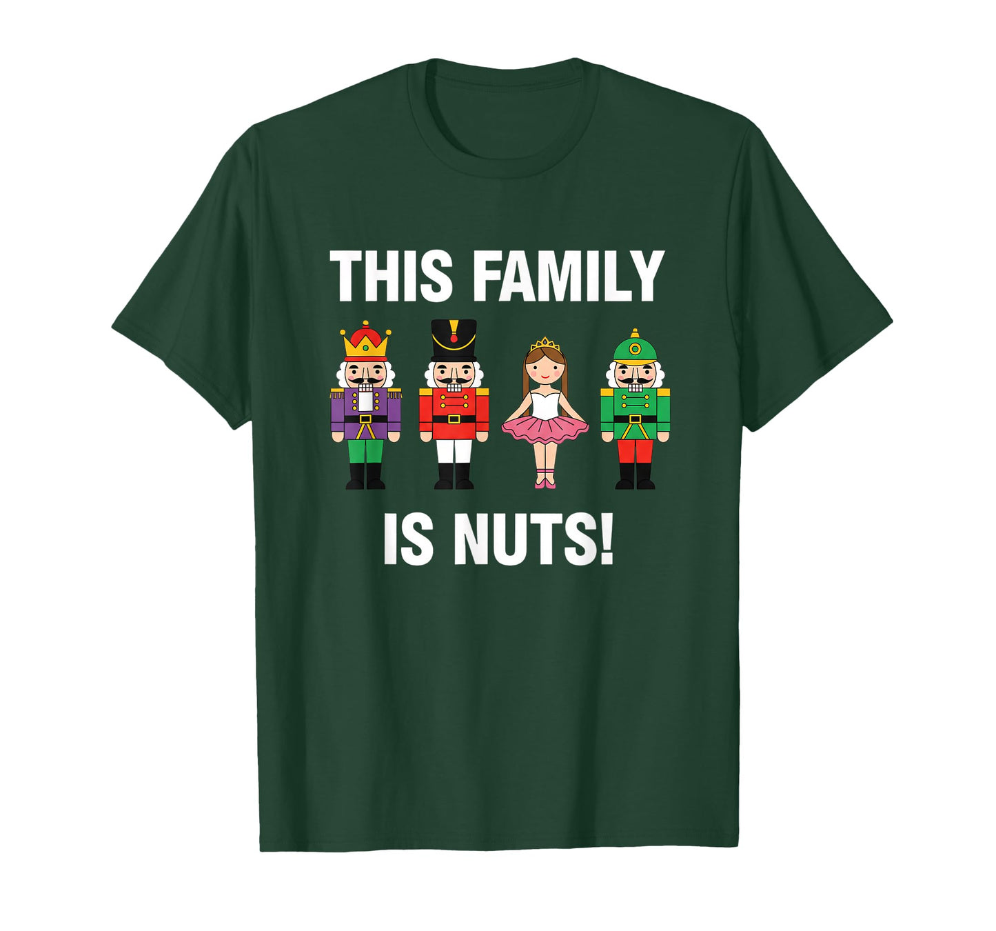 Christmas This Family is Nuts Nutcracker Family Funny Xmas T-Shirt