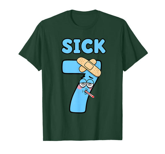 Sick Seven Meme Tee 67 Six Seven Funny Wordplay T-Shirt