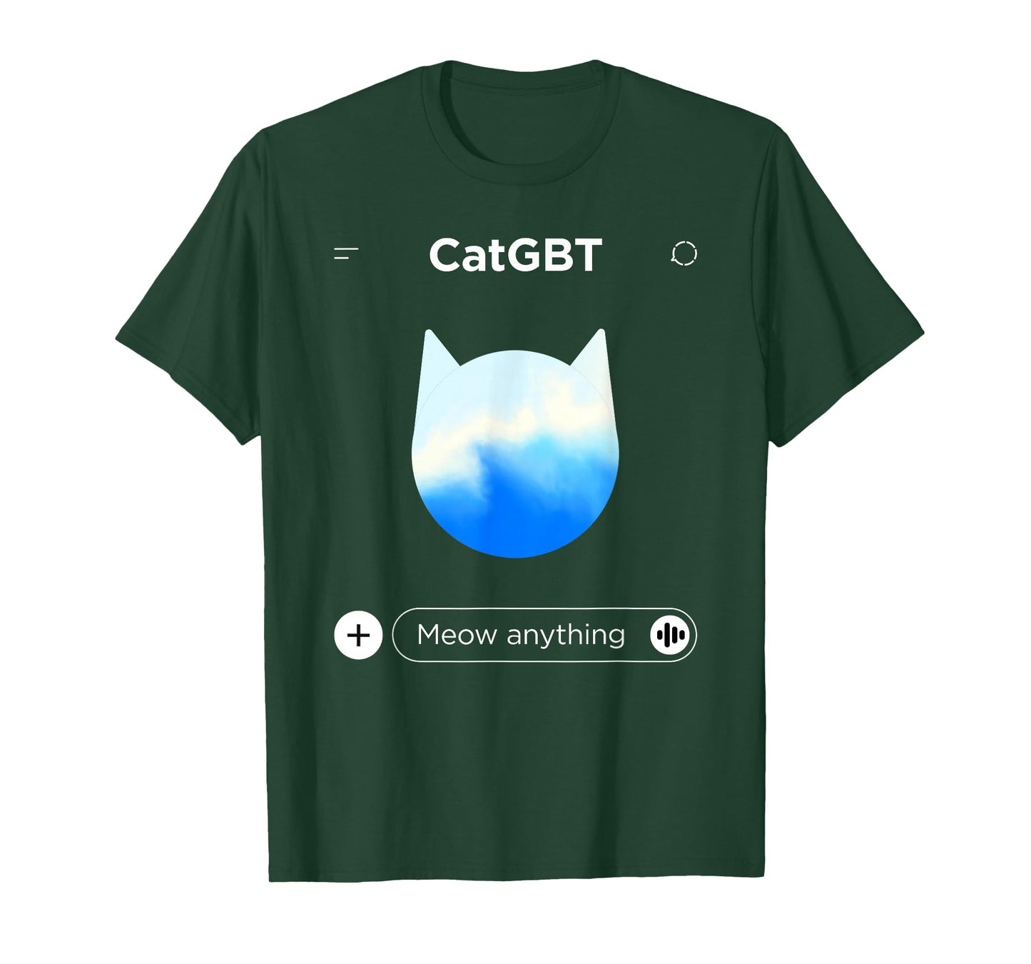 Cat GBT Ask Anything - Funny Ai Meme Parody T-Shirt