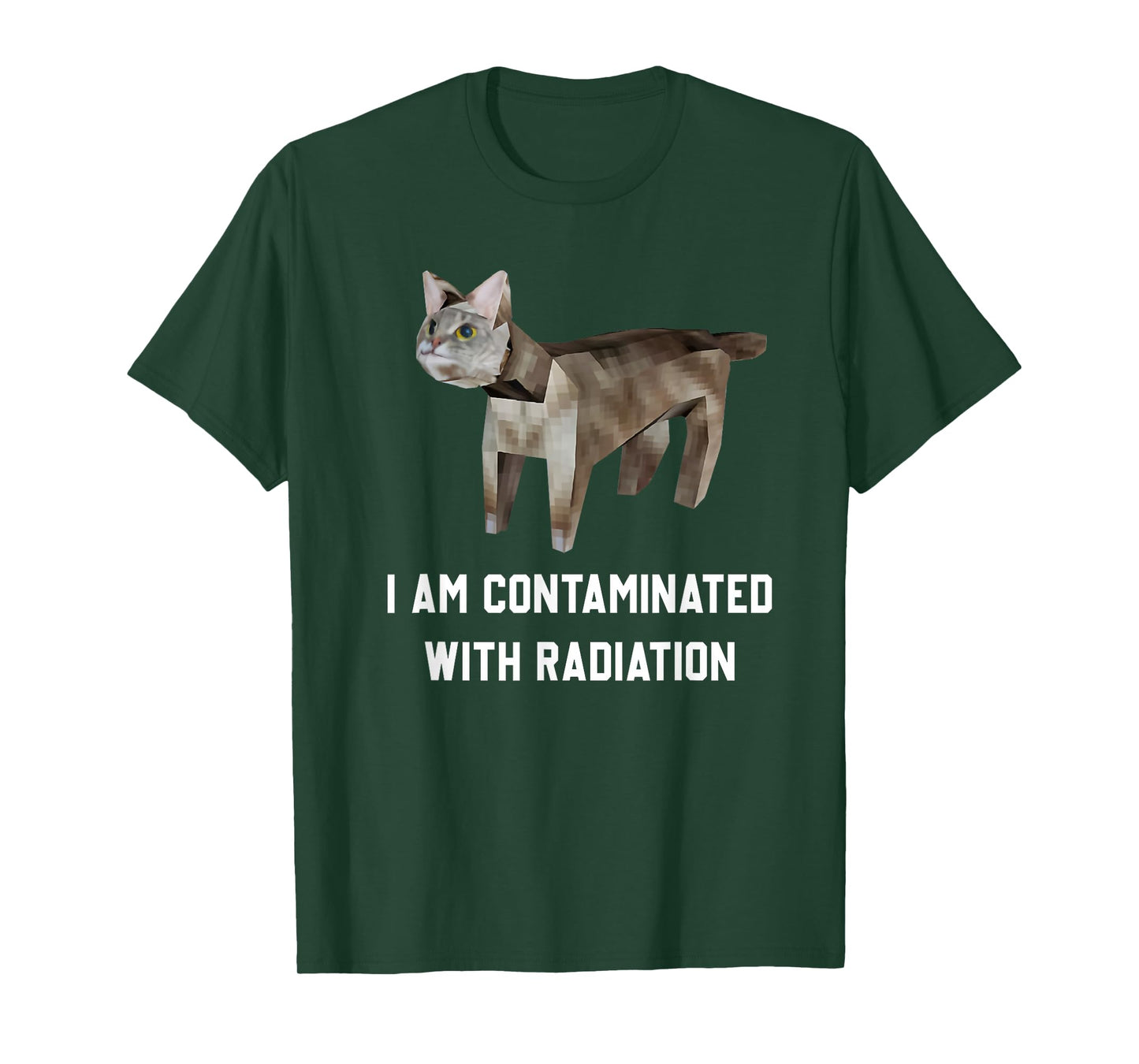I Am Contaminated Funny Cat Meme T-Shirt