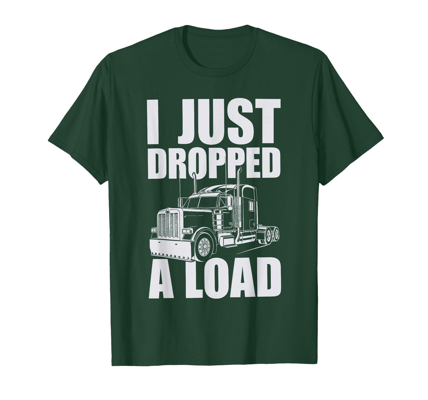 Cool Truck Driver Art for Men Women Big Rig Trailer Trucker T-Shirt
