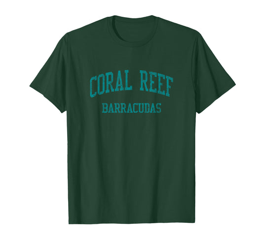 Coral Reef High School HS Miami FL Vintage Sports T-Shirt