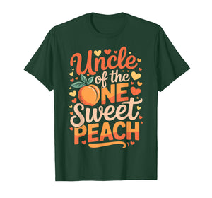 Uncle of The One Sweet Peach Family Matching T-Shirt