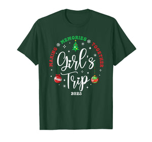 Christmas Girls Trip 2025 Weekend Vacation Matching Group T-Shirt