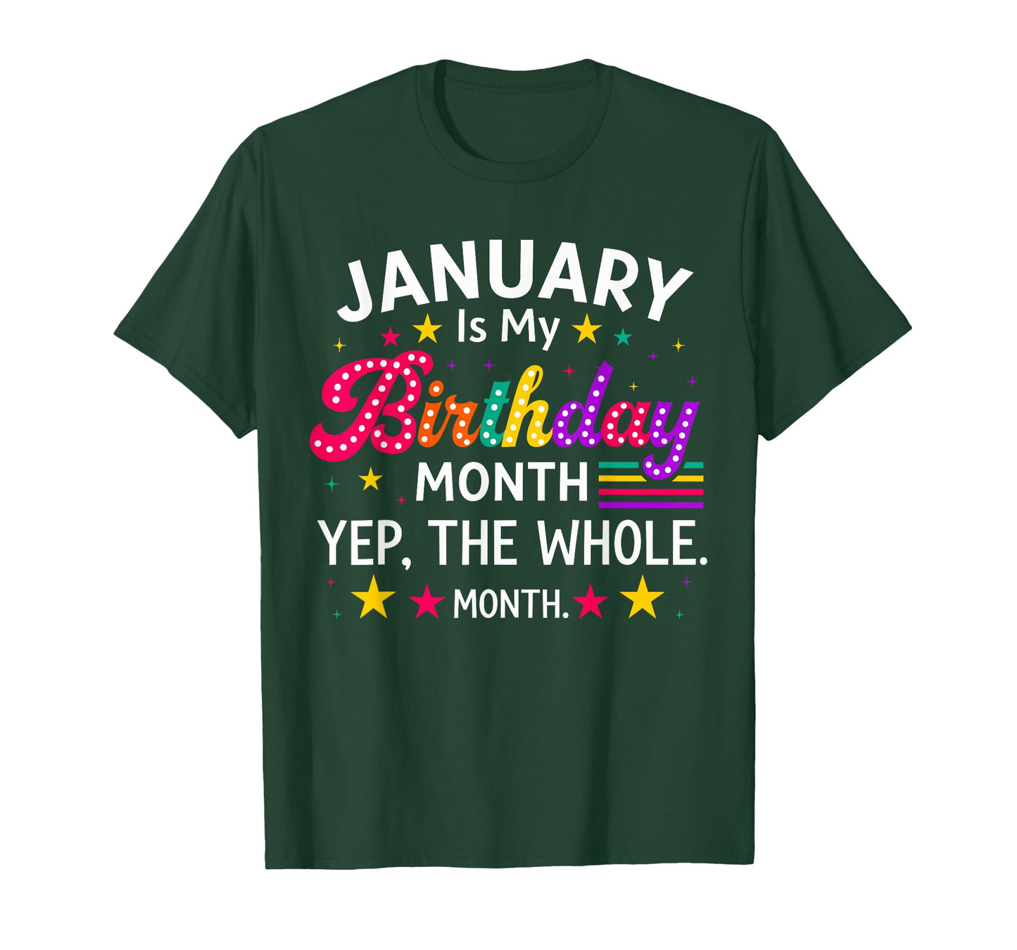January is My Birthday Yes The Whole Month Birthday Women T-Shirt