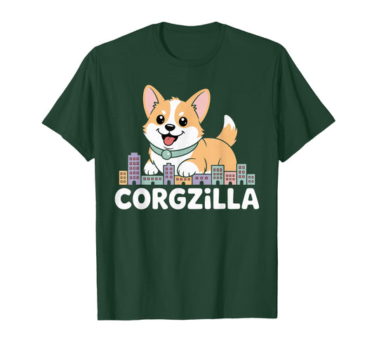 CORGZILLA Corgi Monster Humor for Dog Lovers T-Shirt