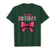 Its My Birthday Pink Coquette Bow Bday Party Women Girls Kid T-Shirt