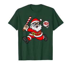 67 Baseball Santa Six Seven Meme Christmas Sport Men Boy Kid T-Shirt