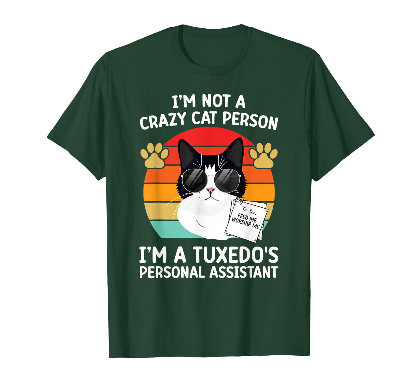 Tuxedo Cat Funny Tuxedo Cat Owner Tuxedo Cat Lover T-Shirt
