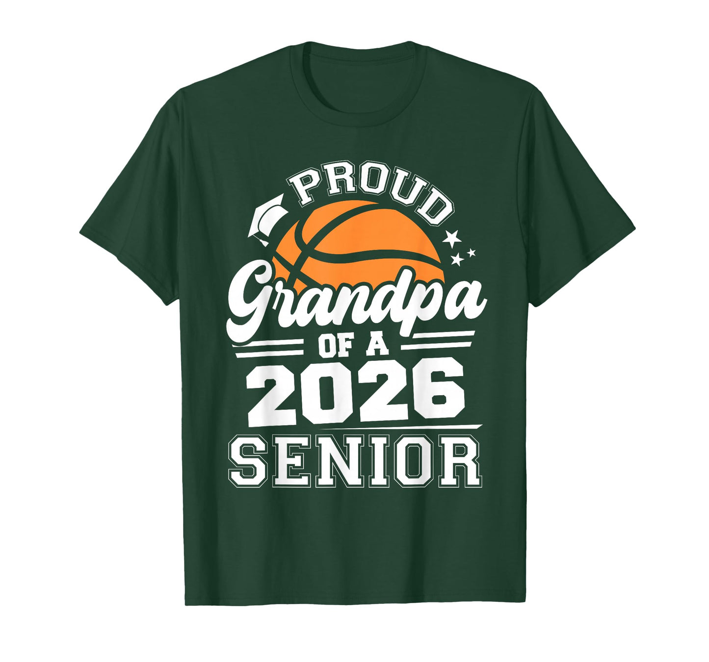 Proud Grandpa of A 2026 Senior Basketball Graduate T-Shirt