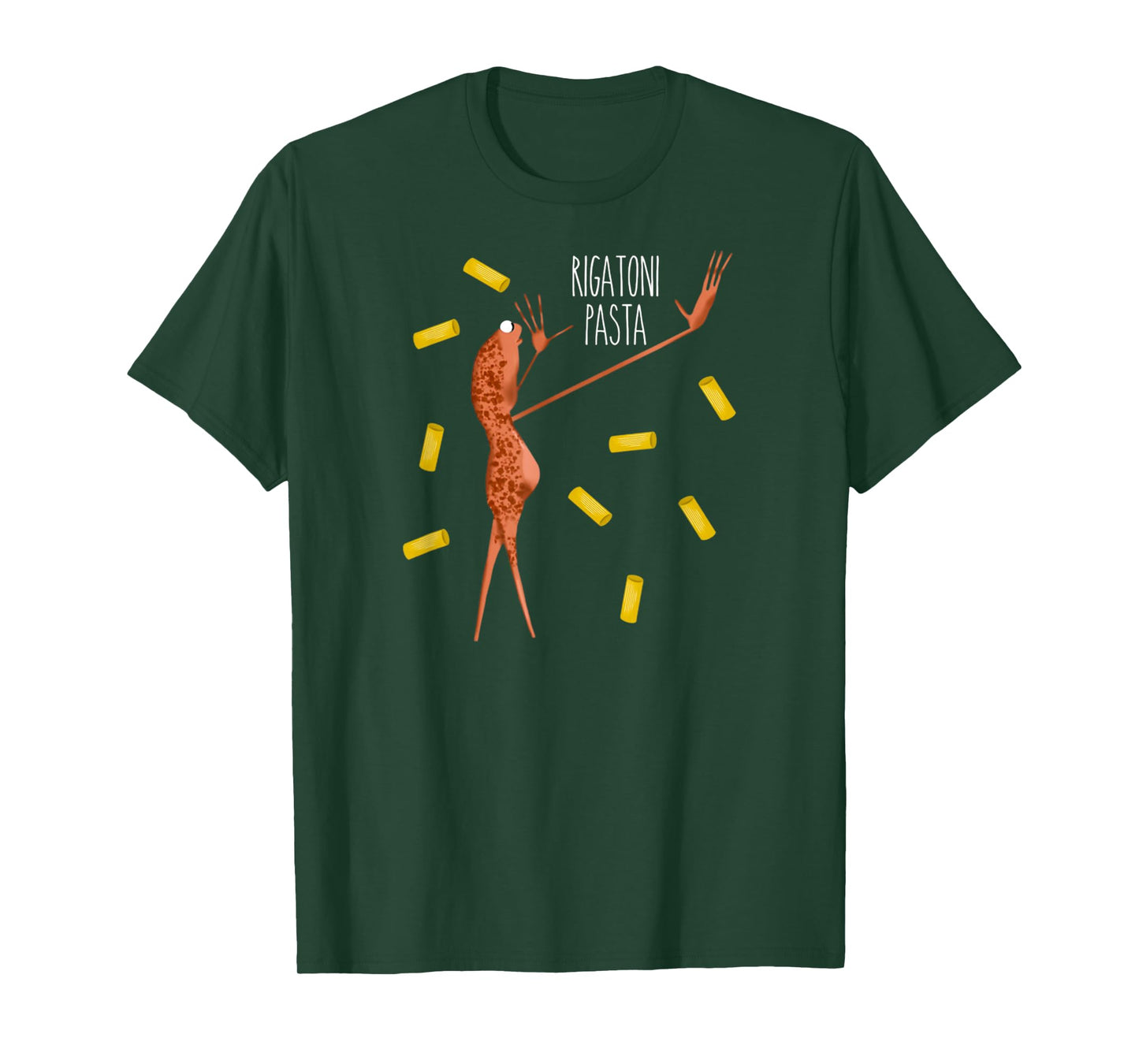 Rigatoni Pasta Design Style Marcus The Worm Funny Meme T-Shirt