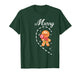 Cute Gingerbread Heart Merry Christmas Matching Couples T-Shirt