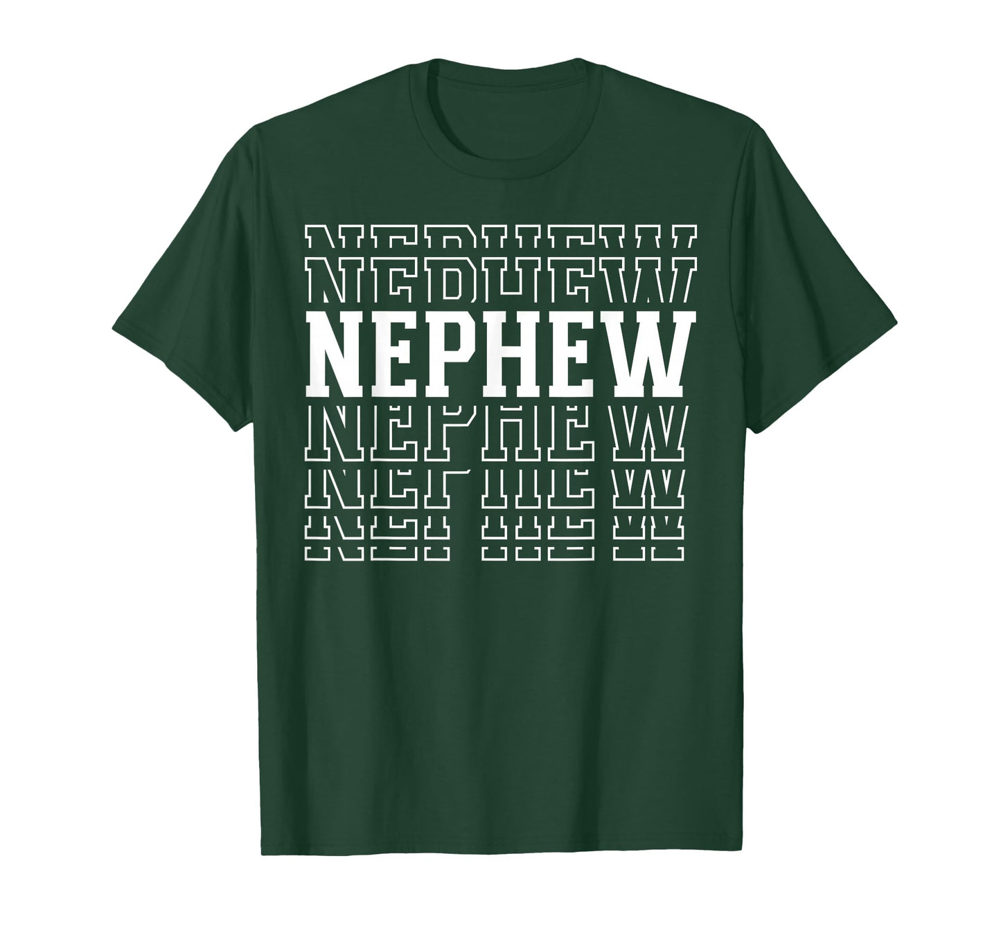 Nephew Funny Layered Text Birthdays Kids T-Shirt