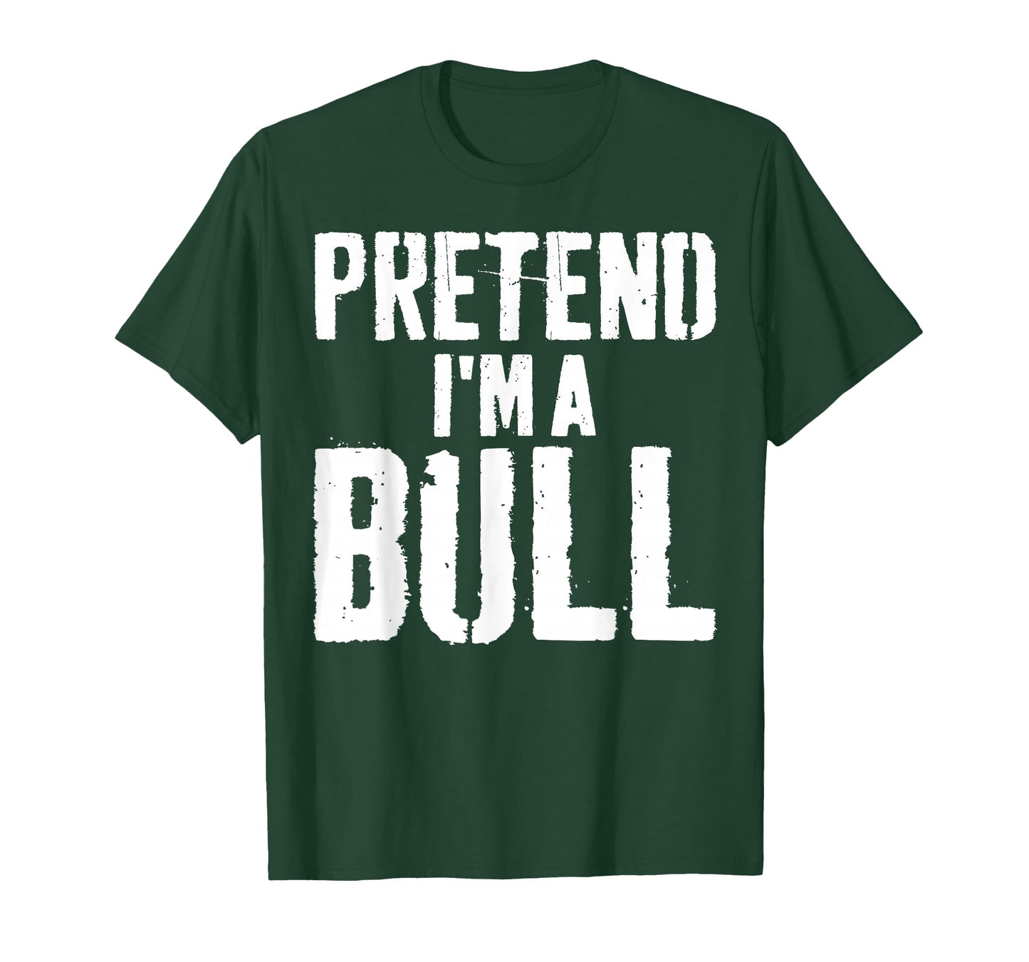 Lazy Easy Halloween Costume Pretend I'm A Bull T-Shirt