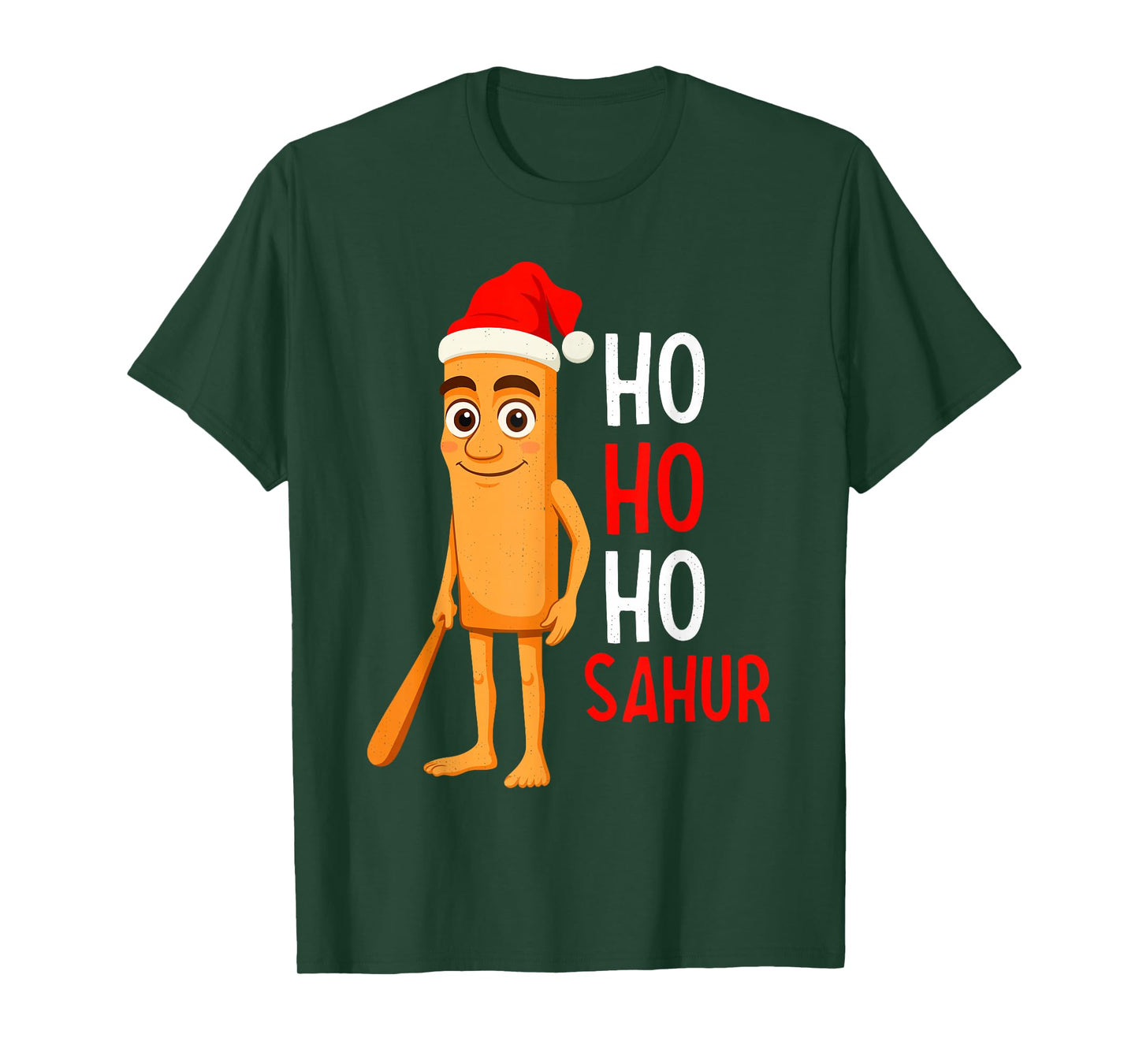 Ho Ho Ho Sahur Brainrot for Kids Boys Gen Alpha Christmas T-Shirt