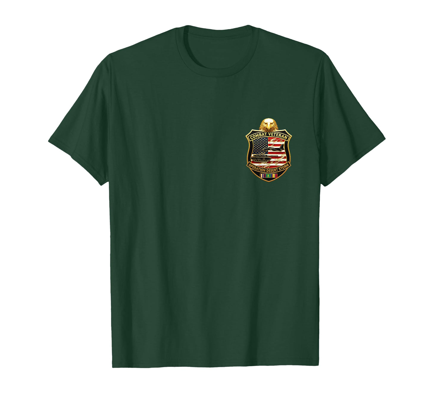 Combat Veteran Operation Desert Storm Patriotic Veteran T-Shirt