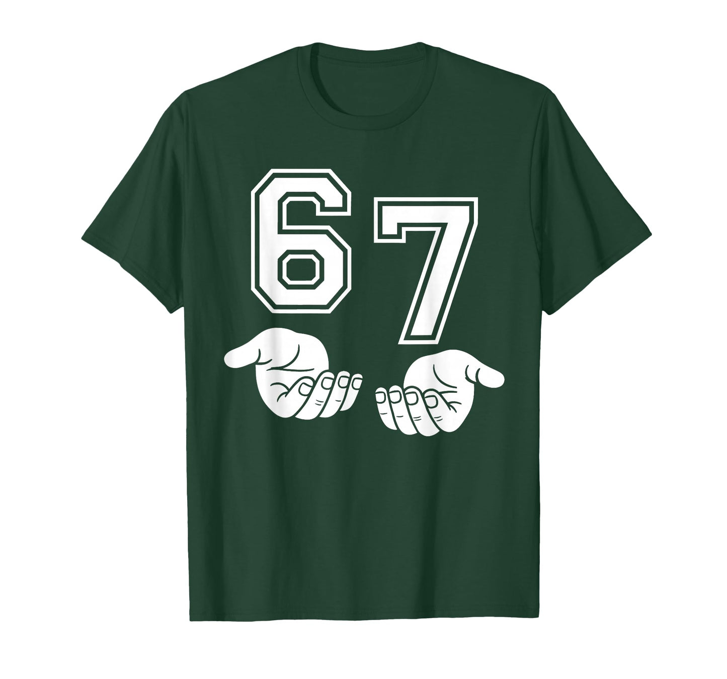 Retro Six Seven 6 7 Funny 67 Gen Alpha Slang 6-7 Meme School T-Shirt
