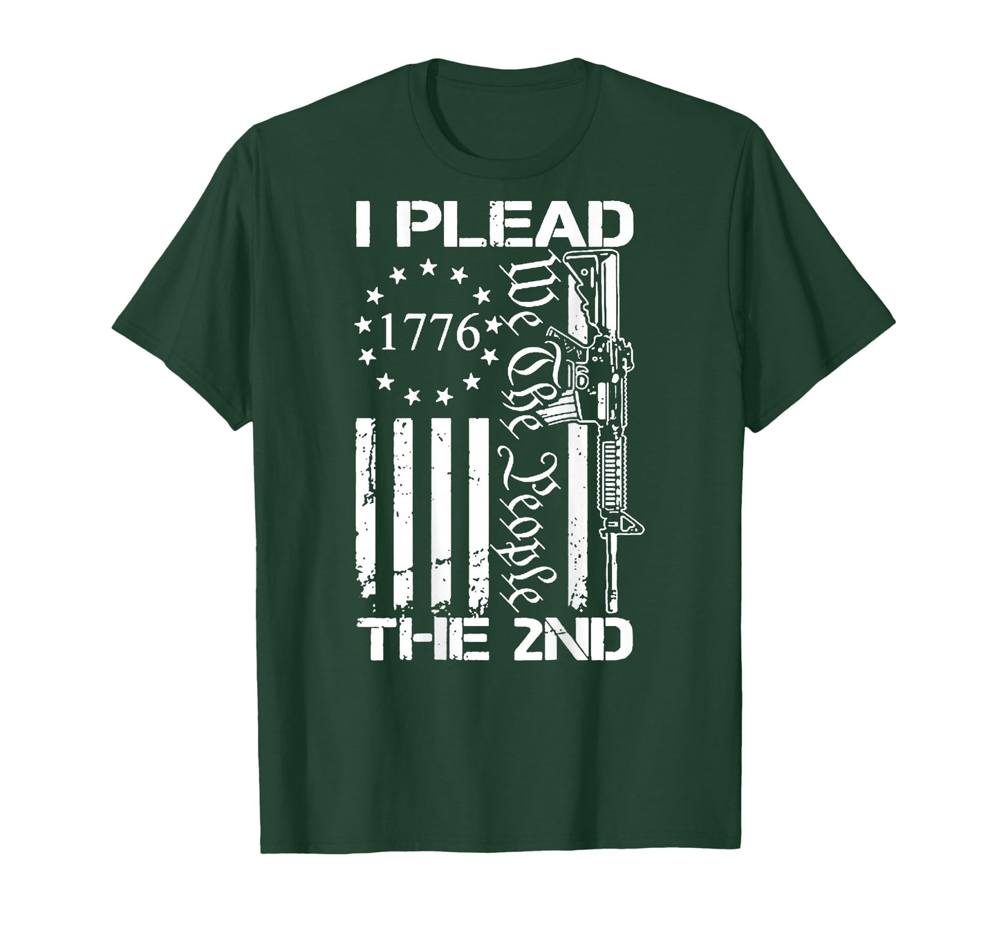 I Plead The 2nd we The People 1776 Flag T-Shirt