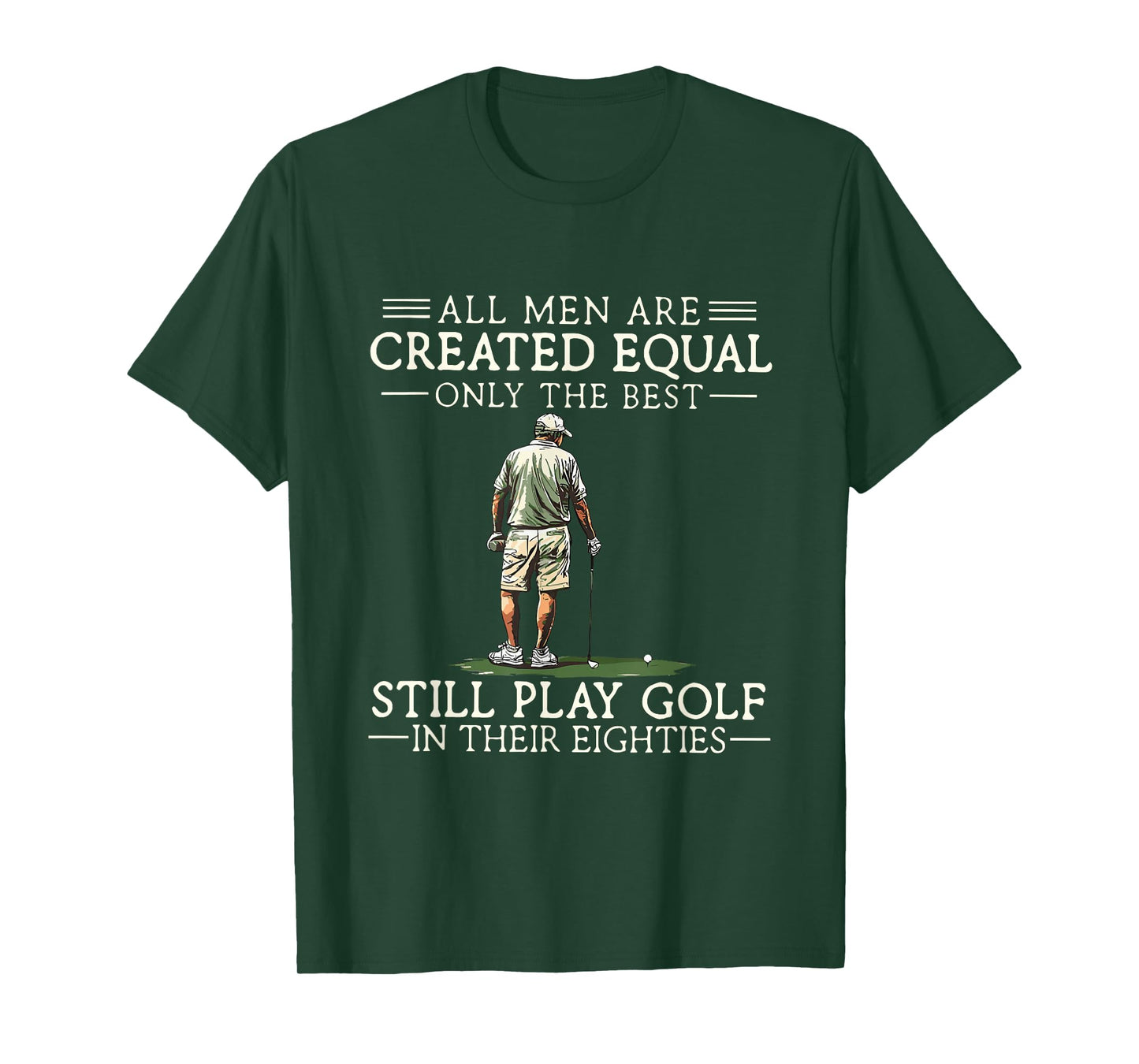 Best Men Play Golf Eighties 80 Funny Golfer Golfing T-Shirt