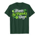 Happy St Patricks Day Lucky Shamrocks Irish Party Men Women T-Shirt