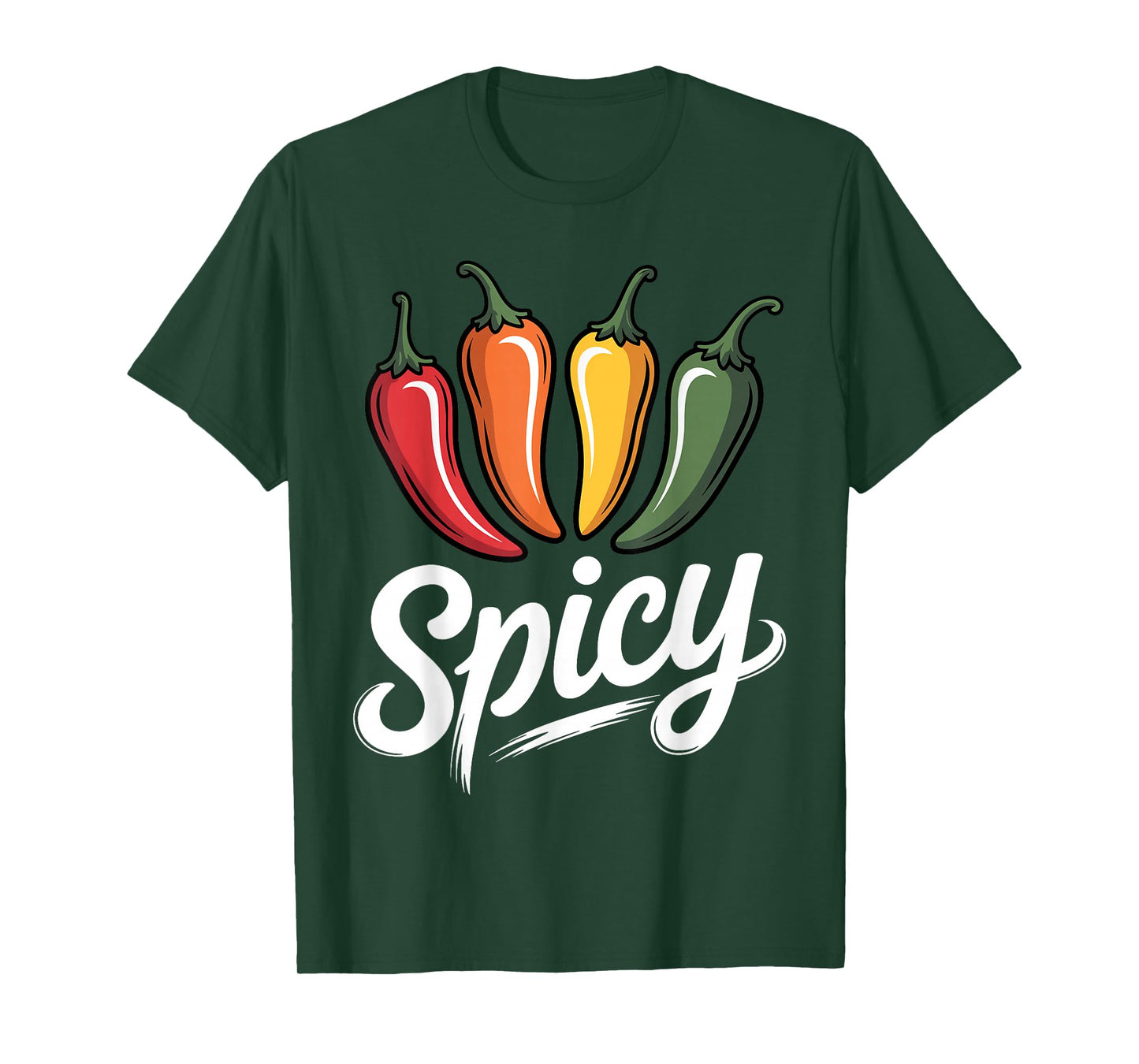 Funny Chili Pepper Art for Men Women Kids Chilli Pepper T-Shirt