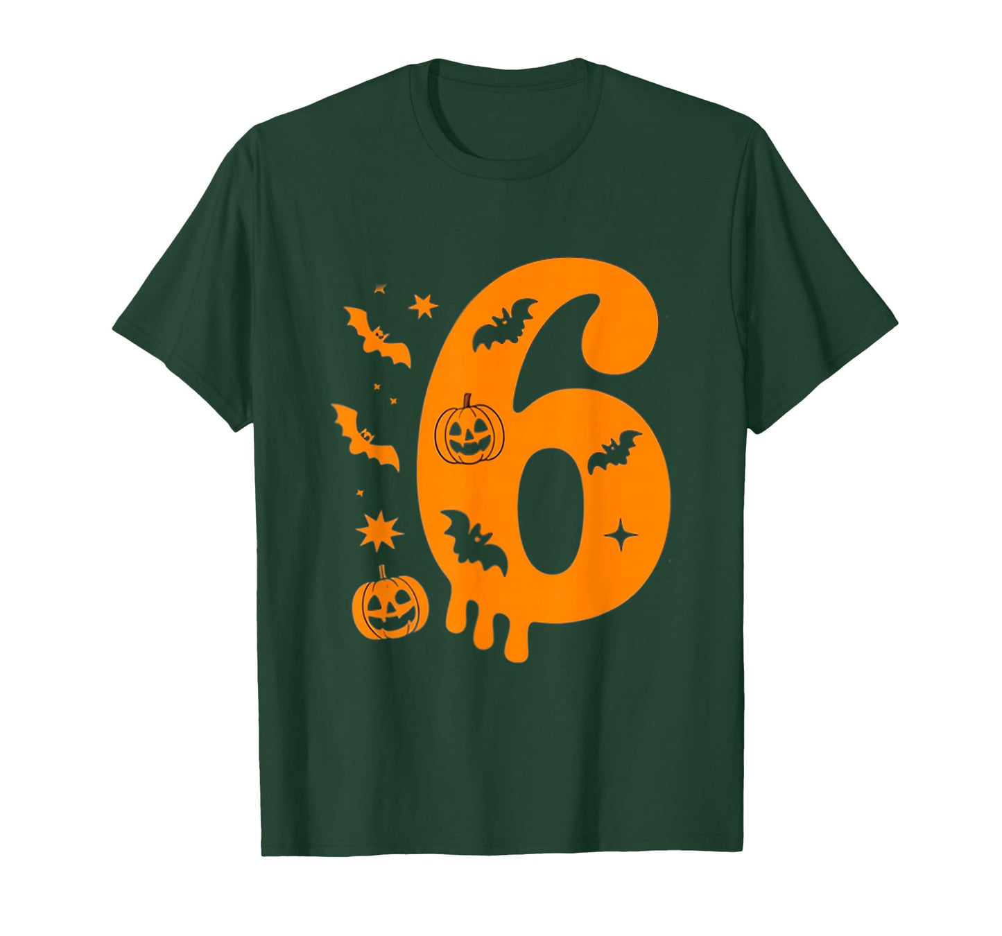 Number 6 Six Seven 6 7 Meme Funny Design Couples Halloween T-Shirt