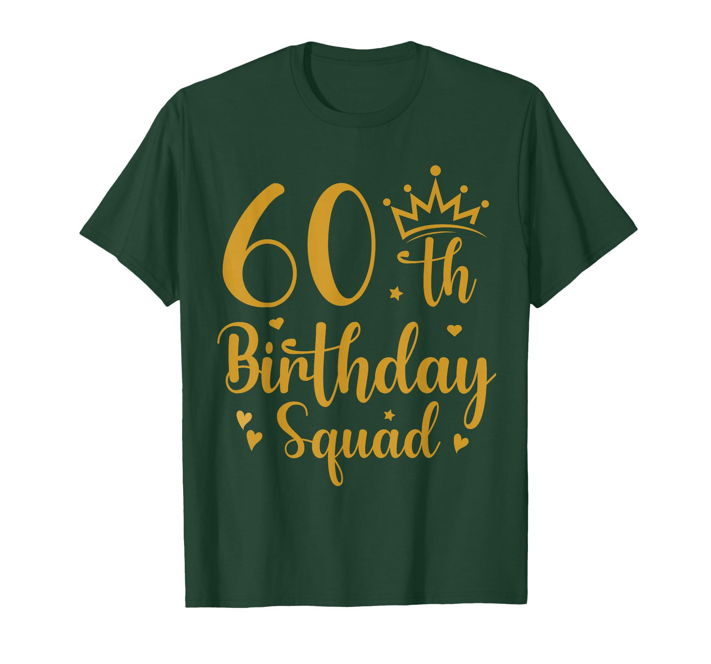 60th Birthday Squad 60 Years Old Birthday Party Group Women T-Shirt