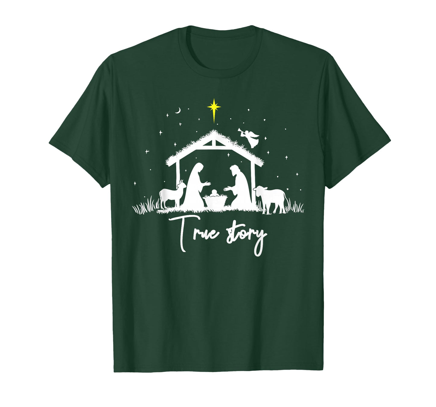 True Story of Jesus Birth Christmas Nativity Christmas T-Shirt