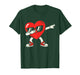 Dabbing Heart Dab Valentines Day for Teens Boys Girls Kids T-Shirt