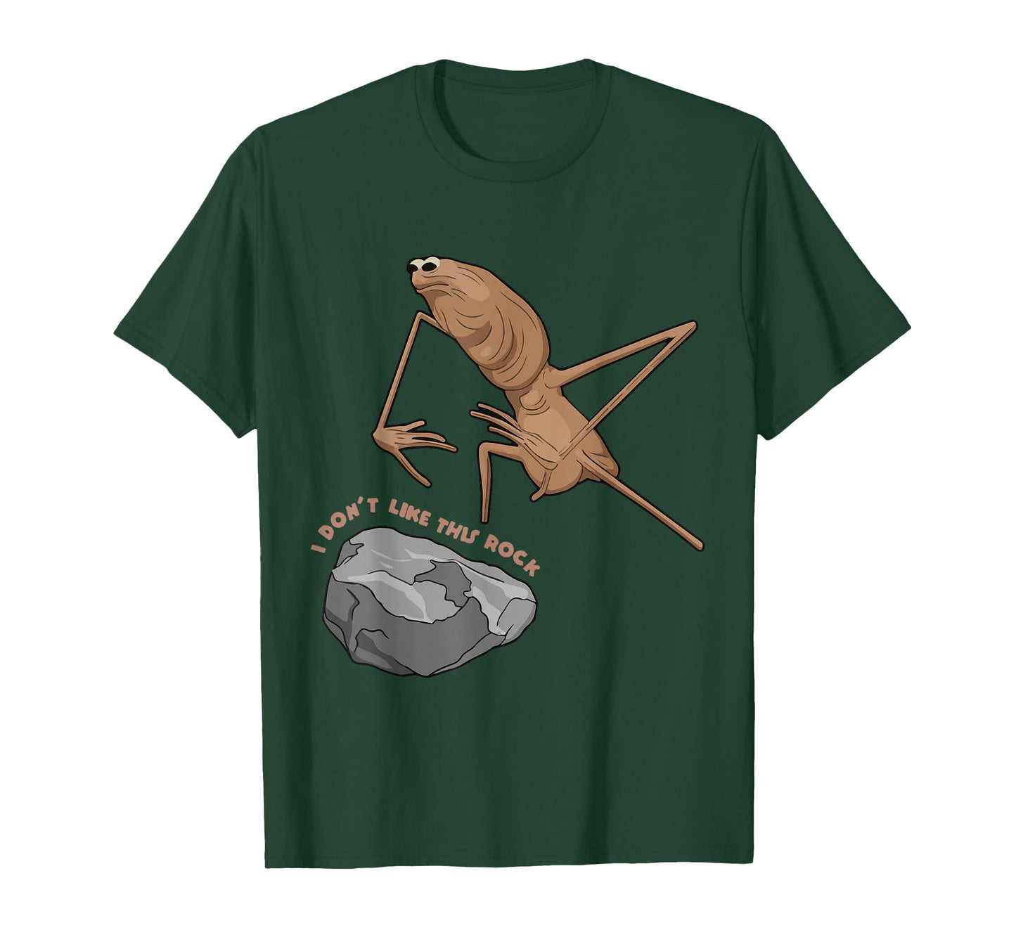 I Don't Like This Rock Marcus The Worm Funny Meme T-Shirt