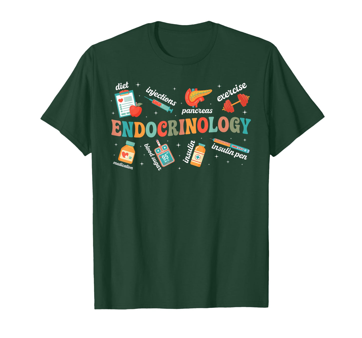 Endocrinology Nurse Appreciation Endo Nurse Endocrine Nurse T-Shirt